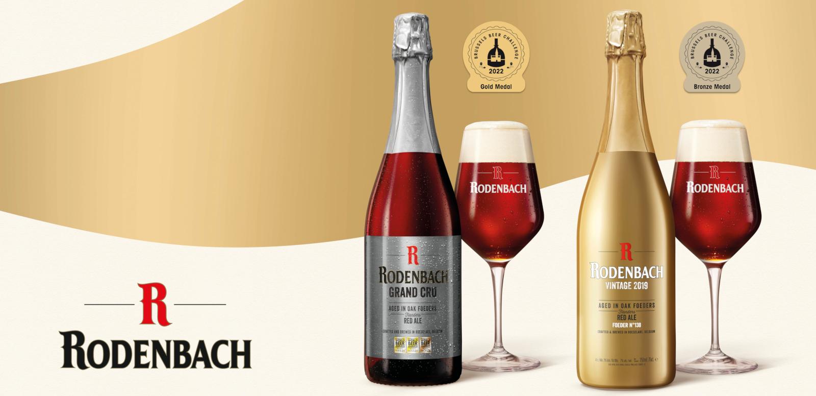 Rodenbach Grand Cru en Vintage medailles op Brussels Beer Challenge 2022